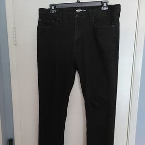 Black slim fit flex jeans 36x32. Old Navy